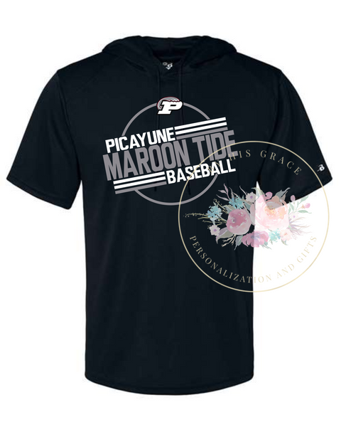 Round sport tee