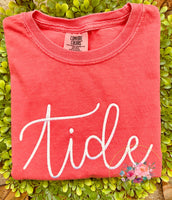 Tide script comfort color