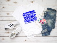 School Cheetah Brushstroke tee