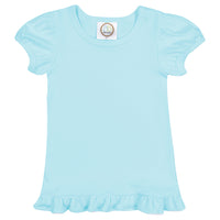 Personalized ruffle tee