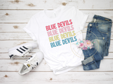 School Color Stack tee