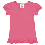 Personalized ruffle tee