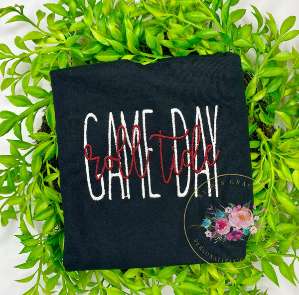 Game Day Embroidered Tee