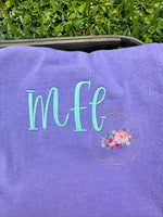 Spring monogram tee