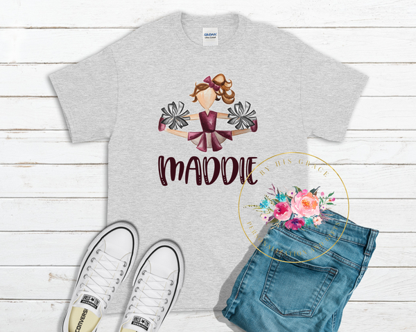 Watercolor Cheerleader Tee