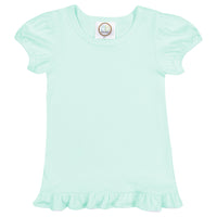 Personalized ruffle tee