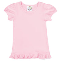 Personalized ruffle tee