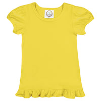 Personalized ruffle tee